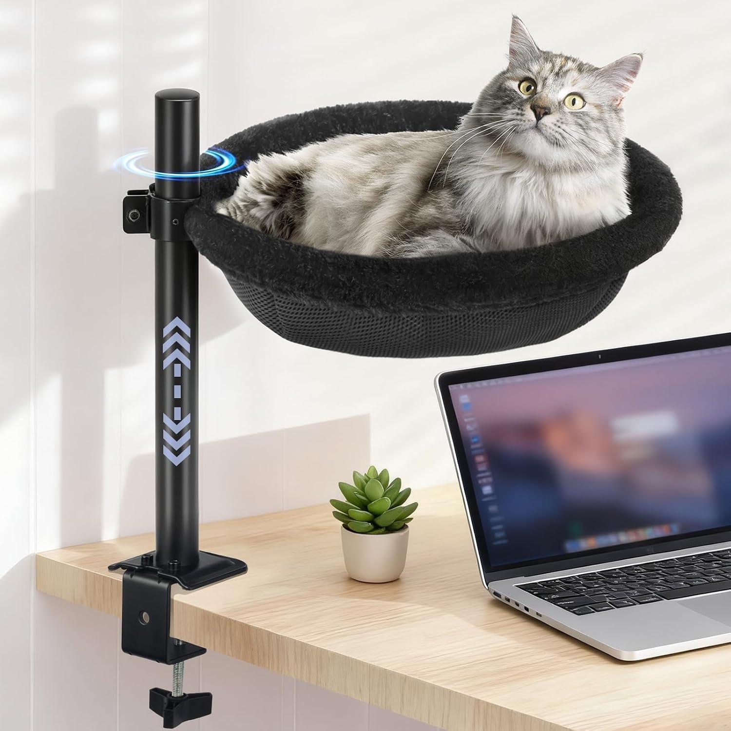 🐱 Cama de Escritorio para Gatos Ajustable JSLIN