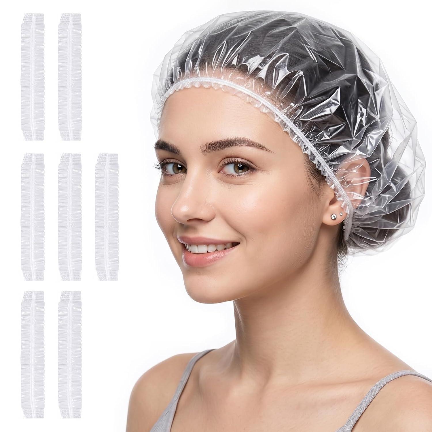 🚿 Gorros de Ducha Desechables Obeailar (Paquete de 150)