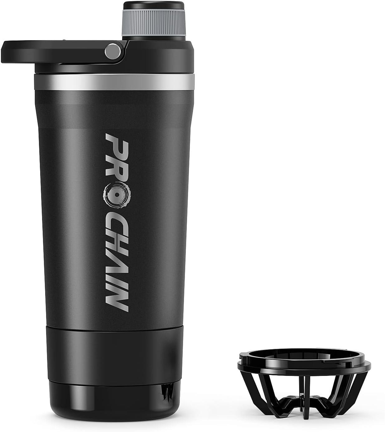 🥤 Shaker de Proteína de Acero PROCHAIN (591 ml / 20 oz)