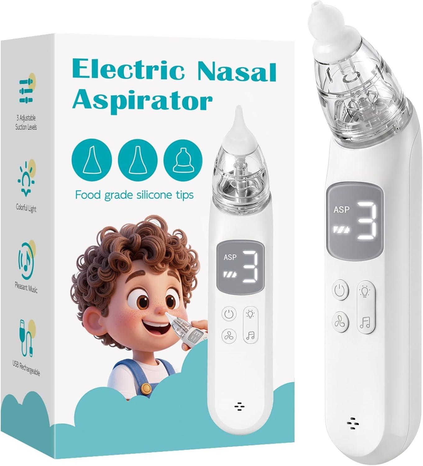 👶 Aspirador Nasal Eléctrico para Bebé Gancuiwen