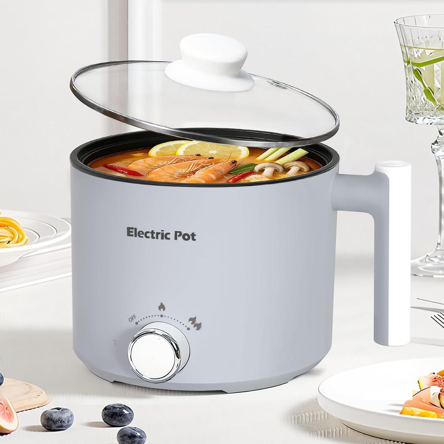 🍲 Olla Eléctrica Antiadherente KERZION (1,5 L)