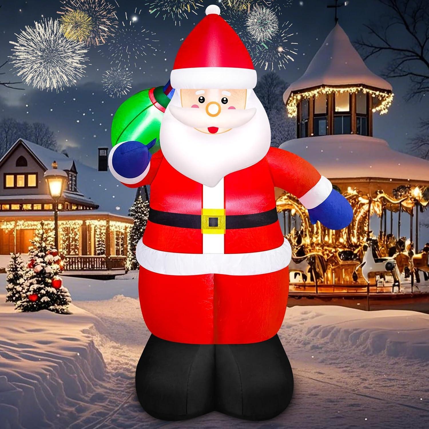 🎅 Papa Noel Inflable Navideño Danxilu de 1,5 m (5 ft)