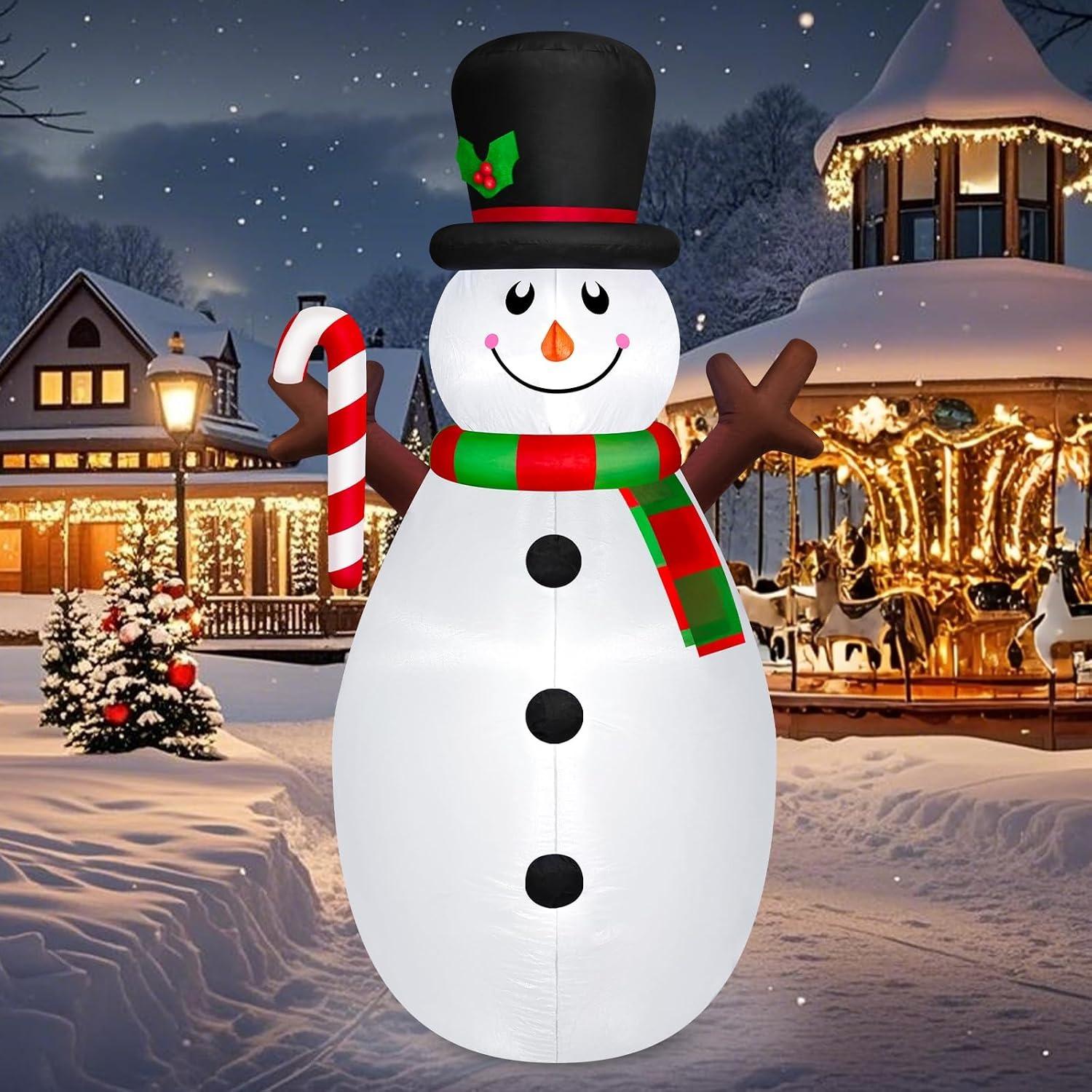 ☃️ Muñeco de Nieve Inflable Danxilu de 1,5 m (5 ft)